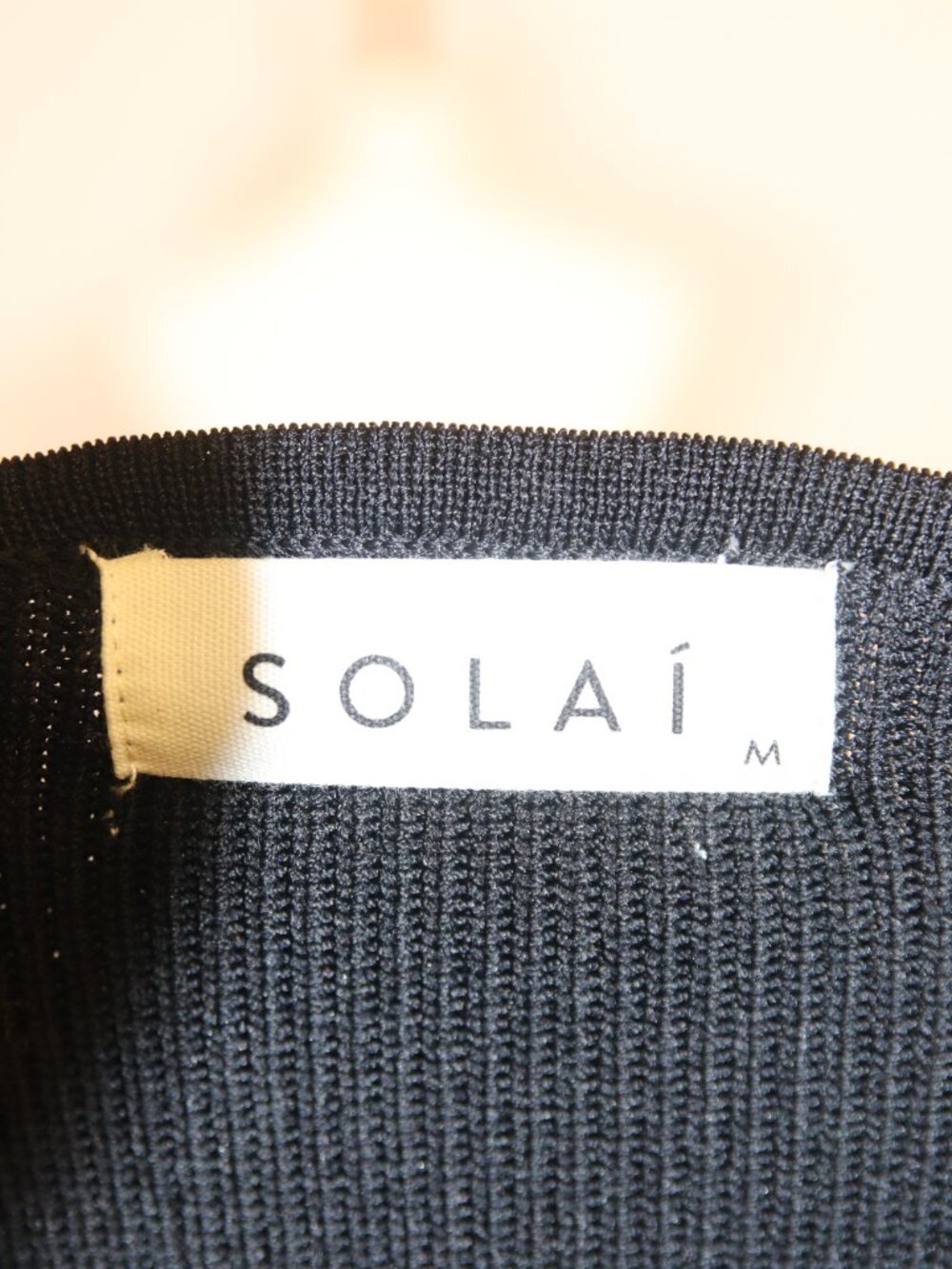 NWOT BLACK Solai The Label Knit Tube Top - Picture 6 of 6